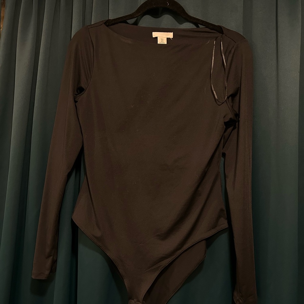 HM Black Long Sleeve Bodysuit